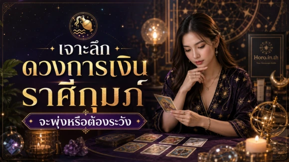 เจาะลึกดวงการเงินราศีกุมภ์ 2569 จะพุ่งหรือต้องระวัง