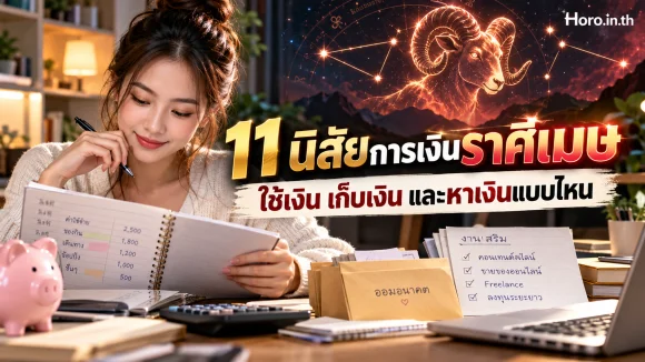 11 นิสัยการเงินราศีเมษ ใช้เงิน เก็บเงิน และหาเงินแบบไหน
