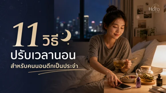 วิธีปรับเวลานอน
