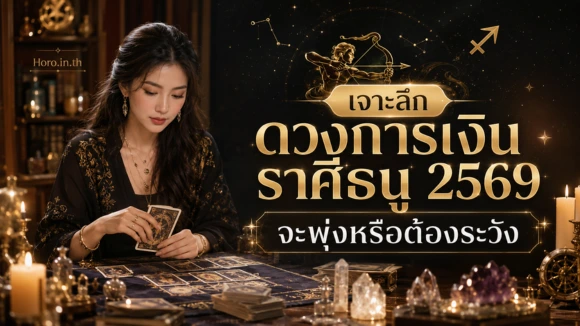 เจาะลึกดวงการเงินราศีธนู 2569 จะพุ่งหรือต้องระวัง