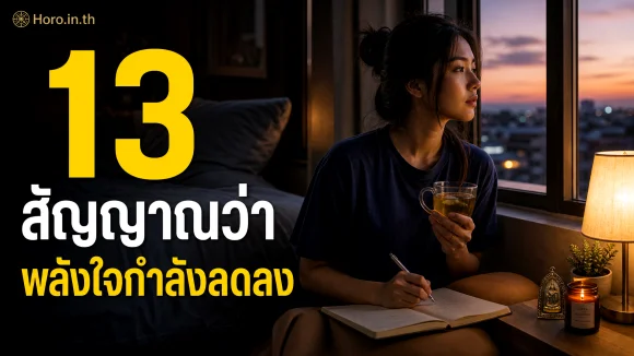 พลังใจกำลังลดลง
