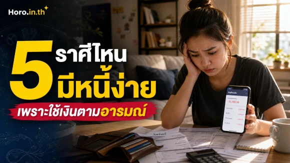 ราศีมีหนี้ง่าย