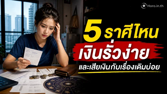 ราศีเงินรั่วง่าย