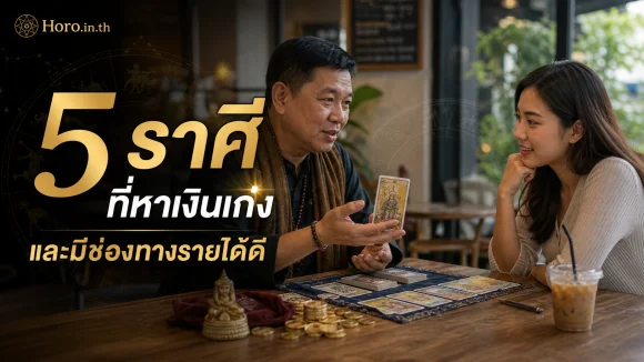 5 ราศีที่หาเงินเก่งและมีช่องทางรายได้ดี
